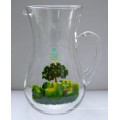 Haonai High Quality Glass Jug and Glass Pitcher with decal